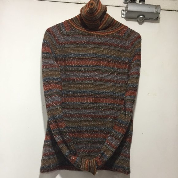 VINTAGE MISSONI KNITTED TURTLENECK SWEATERS SIZE L - Picture 3 of 10